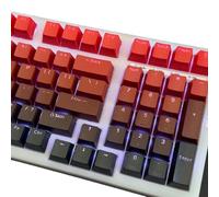 Pffiocix Color Keycaps OEM Height Backlit Keycap for Mechanical Gaming Keyboard Switches Keycap Set