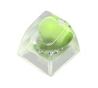 Pffiocix Colorful Heart Keycap Handmade Profile Keycaps for Mechanical Keyboards MX