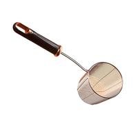 Pffiocix Deepening Stainless Steel Wire Skimmer, Black DEEPEN THE, Black D | Deepening Colander Spoon, Efficient Cooking and Frying Tool, Kitchen Accessories