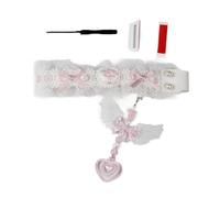 Pffiocix Ergonomic Lace Keyboard Strap Adhesive Keyboard Ribbon with Easy Attach and Detach Design for Comfortable