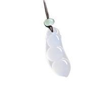 Pffiocix Ethnic Styles Jades Pendant Necklace Accessory Featuring Handmade Woven Cord for Fashionable Women