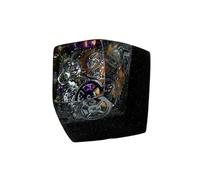 Pffiocix Handcraft Resin Keycap OEM Height for MX Mechanical Keyboards, Customizable Backlits KeyCaps, Unique