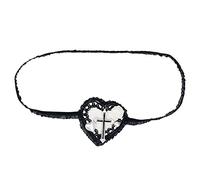 Pffiocix Heart Eyepatch Gothics Eyemask Gothics Lolit Eye Single EyeMask Cosplays