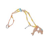 Pffiocix Island Styles Pendant Necklace Handcrafted Beaded Design Clavicle Chain for Beach Vacation Accessories Island Beaded Necklace