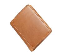 Pffiocix Men Blocking Wallet Short Wallets Credit Card Holder Multi-Functional Vintage Pouch Travel Coin Purse Gift Blocking Card Holder Leather
