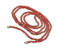 Pffiocix Multilayer Beaded Necklace Artificial Crystal Bead Neckchain for Daily Wear and Special Event Holiday Jewelry