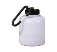 Pffiocix Portables Protein Powder Bottles with Keychains Health Funnel Medicine Box Container Small Cup Outdoor Sport Storage Portables Protein Powder Bottles