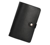 [Pffiocix] Premium PU Leather Cash Holder, 100 Bills Capacity, Built-in Accounting Pages, Easy Money Management PU Leather Money Planner