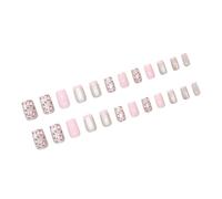 Pffiocix Press On Nails Elegant Cats Eye Glitters and Transparent Leopards Print Stick On Nails False Nails for Fashion