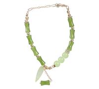 [Pffiocix] Resin Wristband Simulation Adjustable Length Wrist Chain Delicate Beads Resin Personalized Accessories for Fashion Enthusiasts, フリーサイズ