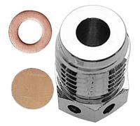 Pffiocix Scubas Tanks Valves Burst Disc Assembly Quick Install High Pressure Device Stainless Steel Diving Accessory High Pressure Device