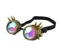 Pffiocix Steampunk Goggles Men Women Glasses Festival Retro Party Cosplay Goggle