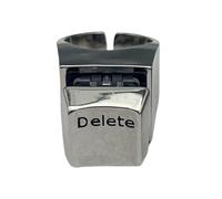 [Pffiocix] The keyboard ring features an elegant design with a glossy matte finish, perfect for work and social gatherings
