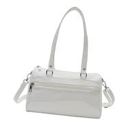 [Pffiocix] Unique Anime Style Girl Handbag Shoulder Wallet Transparent Pockets Multi-Compartment Organizer Storage Black Fashion Wallet