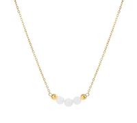 Pffiocix Vintage Necklace Featuring Natural Stone Adjustable Length Necklace Stainless Steel Texture Present for Women