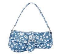 Pffiocix Women's Retro Underarm Bag Simple Shoulder Bag, blue