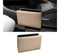 PFHAN Car Garbage Cans for Infiniti QX60 L51 2. Generation 2021 2022 2023, Portable Rubbish Bin Multipurpose Organizers Storage Gadgets Interior Accessories,A/Beige