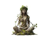 PFHFRJZLQ Acrylic Plaque Desktop Decoration Ornament,Bohemian Goddess Statue Acrylic Plaque,Desktop Decoration for Women Nature Lovers & Free Spirits