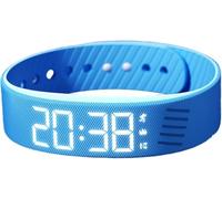 PFHFRJZLQ Alarm Clock Watch,BraceletDigital Silent Vibration Wake-Up Sport Wristband,Snooze-Free Smart Watch for Travel School Sports Outdoor Heavy Sleepers
