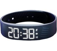 PFHFRJZLQ Alarm Clock Watch,BraceletDigital Silent Vibration Wake-Up Sport Wristband,Snooze-Free Smart Watch for Travel School Sports Outdoor Heavy Sleepers