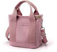 PFHFRJZLQ Dual-Purpose Shoulder Bag,Large-Capacity Multi-Compartment Handbag,Women's Canvas Handbag With Zipper Suitable for Daily Use