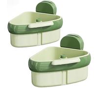 PFHFRJZLQ Sink Strainer Basket,Corner Sponge Holder for Kitchen Suction,Removable Plastic Sink Storage Rack Holder for Filtering Food Scraps