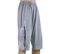 PFHKTO Mens Urine Bag Pants Care Underwear Catheter Shorts Urinate Drainage Bag Pants for Elderly(GREY,M-Medium)