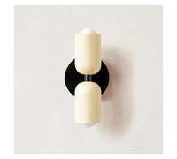 PFHSKLCWY Lamp Color Double Head LED Wall Lamps for Bedside Living Room Bedroom Corridor Home Decor Indoor Lighting TV Background Wall Lights Wall Lamp(Warm White (2700-3500K),White)