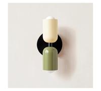 PFHSKLCWY Lamp Color Double Head LED Wall Lamps for Bedside Living Room Bedroom Corridor Home Decor Indoor Lighting TV Background Wall Lights Wall Lamp(Warm White (2700-3500K),White Green)