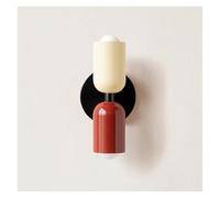 PFHSKLCWY Lamp Color Double Head LED Wall Lamps for Bedside Living Room Bedroom Corridor Home Decor Indoor Lighting TV Background Wall Lights Wall Lamp(Warm White (2700-3500K),White Red)