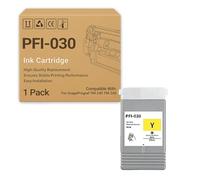 PFI-030 PFI-031 Ink Cartridges Compatible for CANON ImagePrograf TM-240 TM-340 Printers, High-Yield yellow
