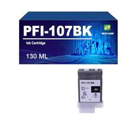 PFI-107 Ink Cartridge Compatible For Canon Pro IPF670 IPF680 IPF685 IPF770 IPF780 IPF785 Printers, High Yield Ink PFI-107BK PFI-107MK PFI-107C PFI-107M PFI-107Y,BK-1 Pack