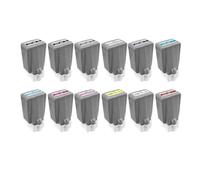 PFI-4100 Ink Cartridge Compatible For Canon PRO-1100 12 Colors | 12 Color Set, Clear Text, Vivid Colors, Stable Ink Supply, Easy Installation