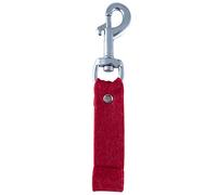PFIFF 102918 Whip Holder Felt Material Saddle Mount for Whip Red One Size