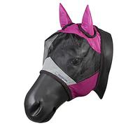 PFIFF 102943 Fly Mask with UV Protection, Horse Fly Protection, Shetty, Pink