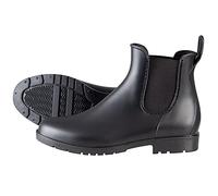 PFIFF Ladies Waterproof Windproof Chelsea Jodhpur Wellington Boots Black Yellow Grey, black, 2/2.5 UK