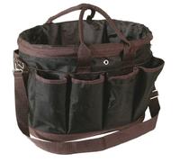 PFIFF Large Horse Grooming Bag, Black/Brown