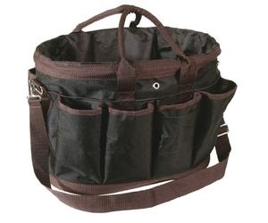 PFIFF Large Horse Grooming Bag, Black/Brown