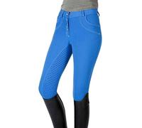 PFIFF Women's Riding Breeches Mabel Grip Trim Seat Breeches Trousers, Womens, Trousers, 102326-20-38, blue, 38