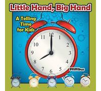 Pfiffikus Little Hand, Big Hand - A Telling Time for Kids Paperback Book Pfiffikus Multicolor