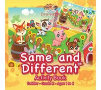 Pfiffikus Same & Different Activity Book Toddler-Grade K - Ages 1 to 6 Pfiffikus Multicolor