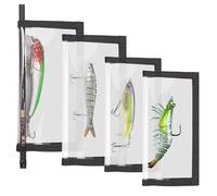 PFILERSO 4 Pack Clear Fishing Bait Wraps Prevnet The Sharp Hook from Pets and Kids Durable 0.5mm Thicken PVC Lure Bait Covers Storage Keeps Fishing Safe Easily See Lures 2L+2M (4Pcs(2L+2M))