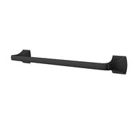 Pfister Bruxie Bath Towel Bar for Bathroom, 18-Inch, Wall-Mounted, Screw-In, Matte Black Finish, BTBBIE1B