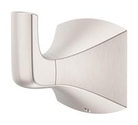 Pfister Bruxie Towel Hook, Bathroom Towel Hook, Wall-Mounted, Screw-in, Spot Defense Brushed Nickel Finish, BRHBIE0GS