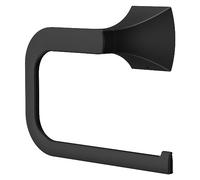 Pfister Bruxie Towel Ring, Hand Towel Holder for Bathroom, Wall-Mounted, Screw-In, Matte Black Finish, BRBBIE0B