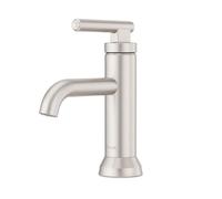Pfister Capistrano Bathroom Sink Faucet, Single Control, 1-Handle, Single Hole, Spot Defense Brushed Nickel Finish, LF042CSOGS