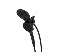 Pfister HydroFuse Shower Head and Handheld Combo, Hose Included, Magnetic Docking, 6-Function, 2.5 GPM, Spot Defense Matte Black Finish, 020HFM01SDB