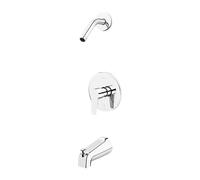 PFISTER R890700 Polished Chrome Modern 1-Handle Tub & Shower, Trim Only Less Showerhead