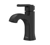 Pfister Vaneri Bathroom Sink Faucet, Single Control, 1-Handle, Single Hole, Matte Black Finish, LF042VRIBB