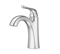 Pfister Willa Bathroom Sink Faucet, Single Control, 1-Handle, Single Hole, Polished Chrome Finish, LF042MALCC